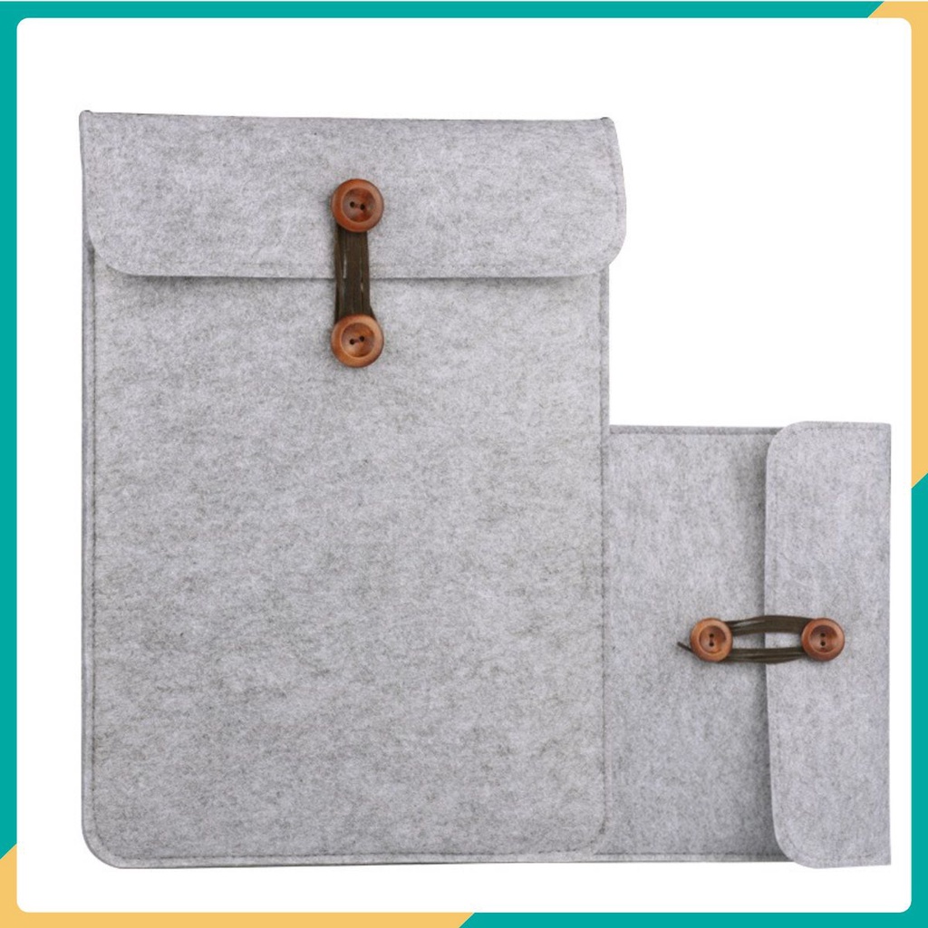 ❤️Túi Nỉ Đựng iPad Laptop Chống Sốc Macbook Air 12 inch, 13 inch, 14 inch, 15 inch, 15 6 inch chống nước cao cấp