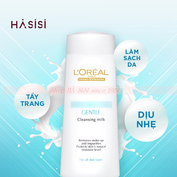 Sữa Tẩy Trang L’OREAL GENTLE CLEANSING MILK 200ML