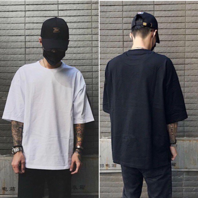 áo thun tay lỡ nam &amp; nữ FOME RỘNG có chọn size, chất thun xịn DT0N11