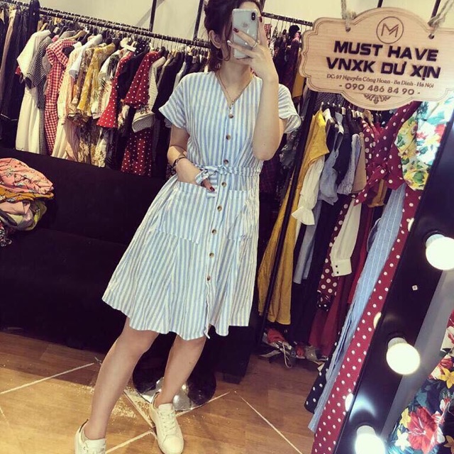 VÁY KẺ ĐŨI HÀN QUỐC ☺️