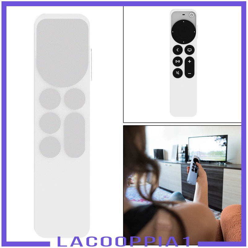 [LACOOPPIA1] Remote Control Sleeve Protective Case Cover Fit for Apple TV6 Tool