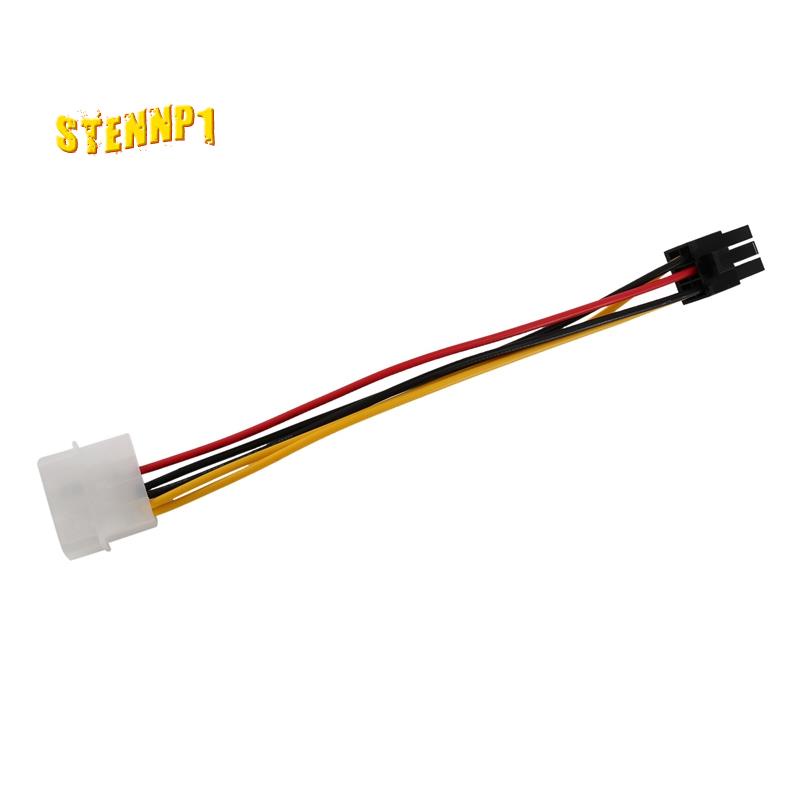 Cáp Nguồn Chuyển Đổi 4-Pin Đực Sang 6 Pin Cái Cho PCIe PCI Express