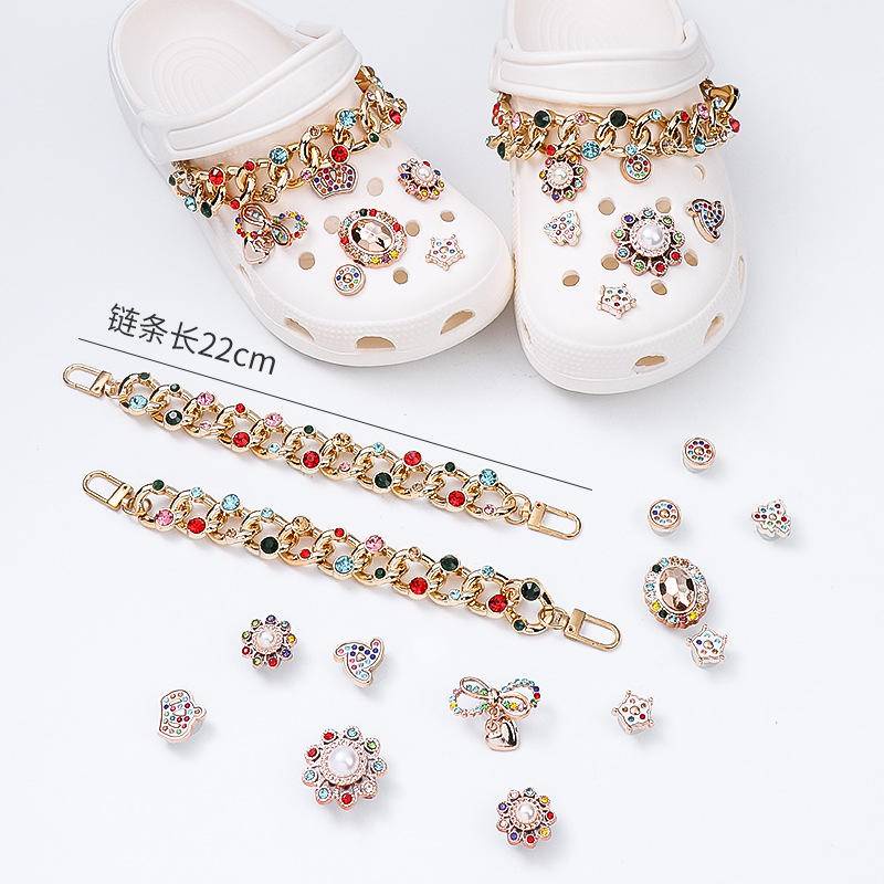 crocs sticker Hạt charm Dùng Để Tự Trang Trí Giàyshoes sticker Accessories Stickers Sandals Shoe Decoration