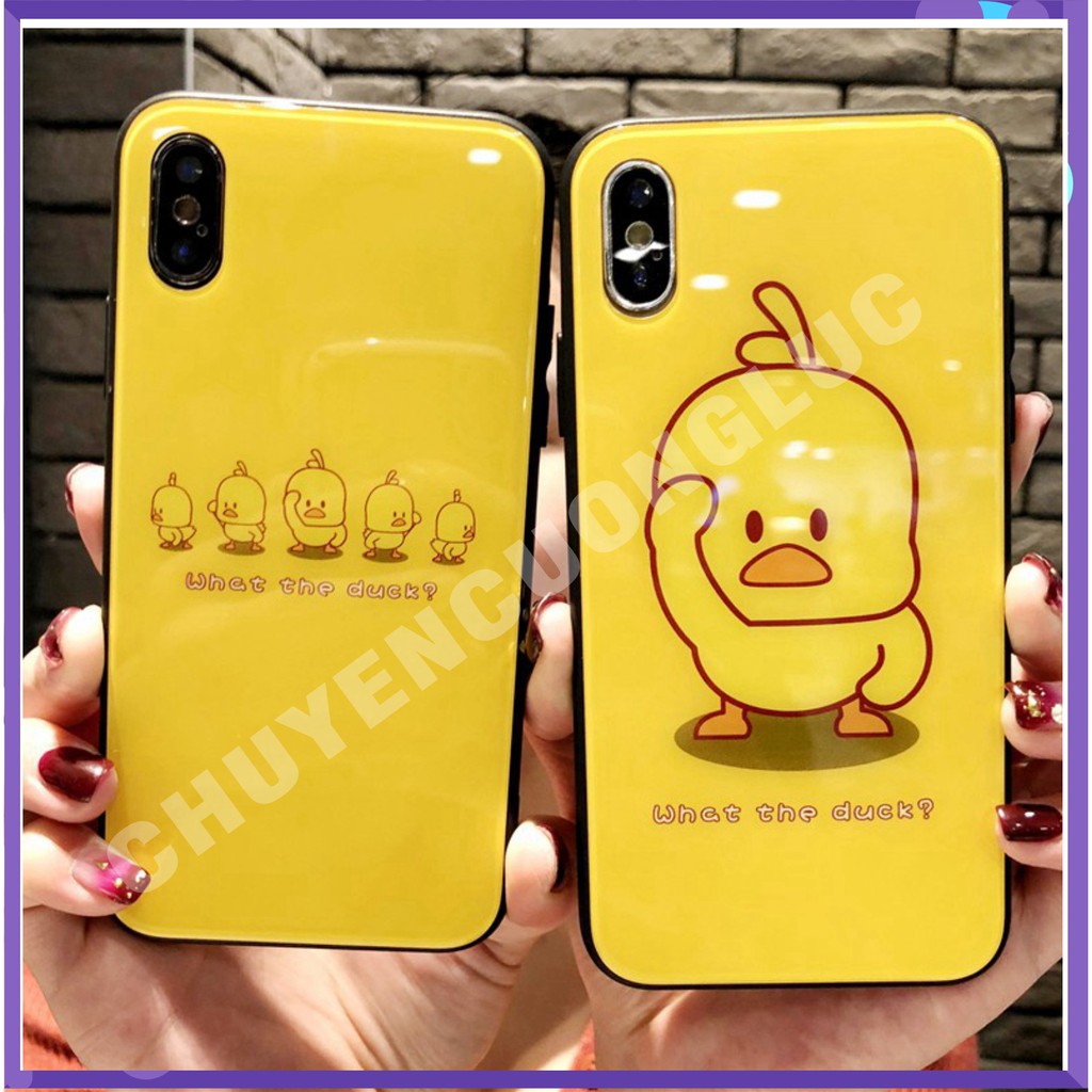 [HOT] Ốp Lưng Kính Cường Lực DUCK