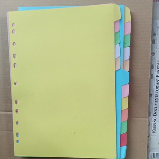 Chia File Giấy 12 Lá 1 Đến 12 Số 5 Bộ/tập Dễ Phân Biệt Tiện Lợi