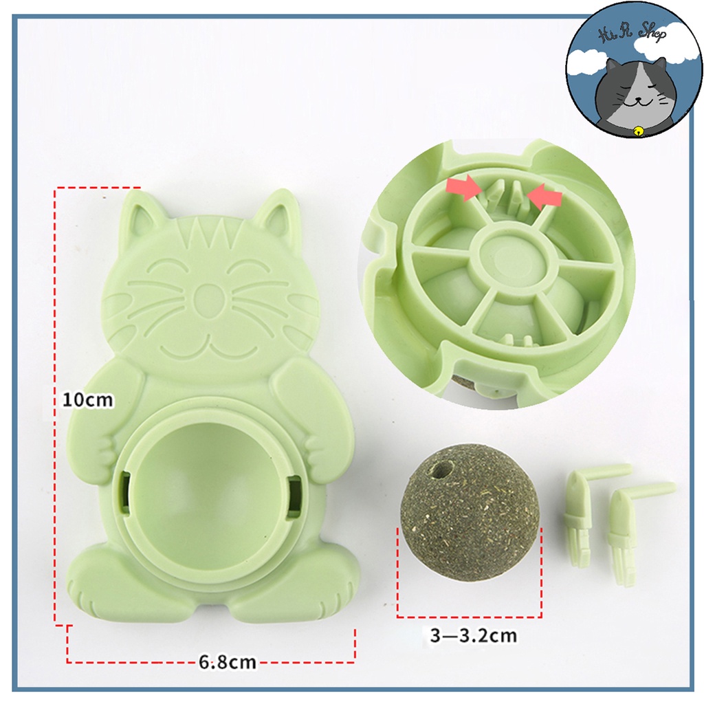 Cỏ Mèo (Catnip) Gắn Tường Cho Mèo Cỏ Bạc Hà Hỗ Trợ Tiêu Hoá Dành Cho Thú Cưng