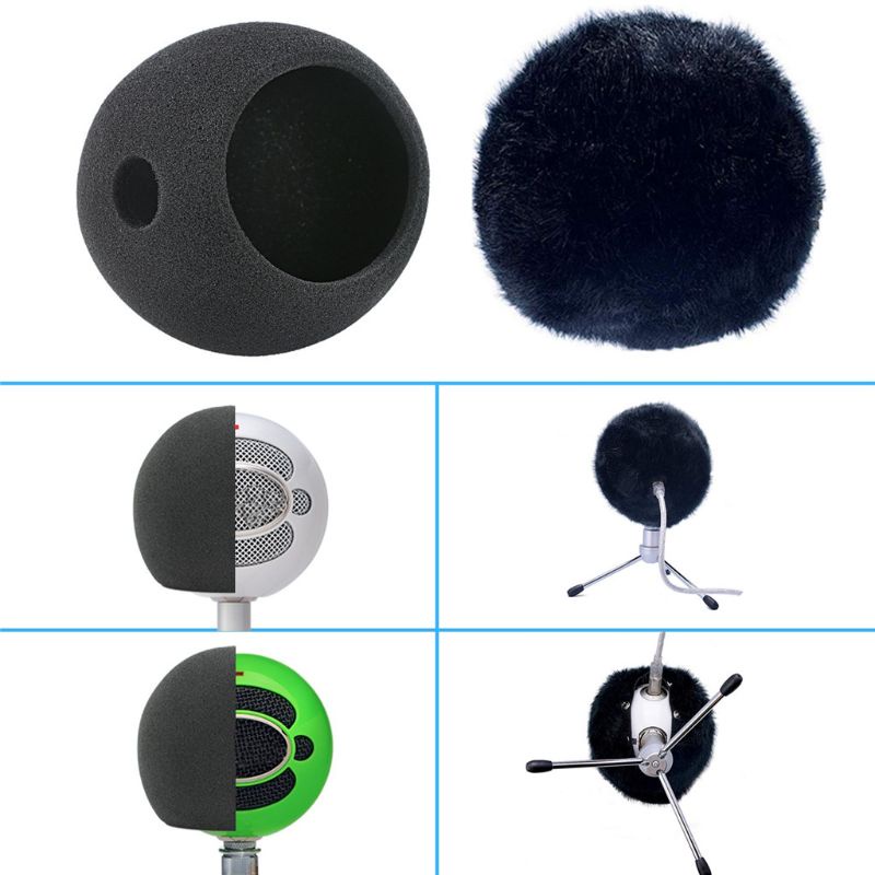 Vỏ Xốp Chắn Gió Bảo Vệ Micro Blue Snowball