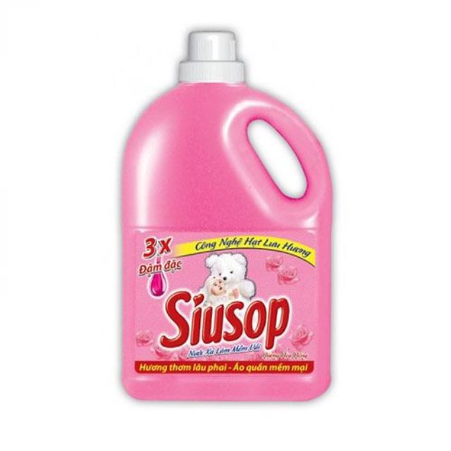 Nước xả vải Siusop hương hoa hồng 3.5kg