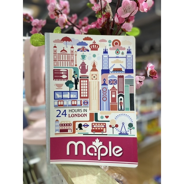 Vở kẻ ngang Mc.ple 200 trang 24 HOURS Dụng cụ học sinh, sinh viên chất lượng - MS052