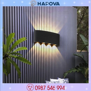 Đèn hắt tường, đèn ốp tường ngoài trời hình bán nguyệt HAPOVA DGT 3001