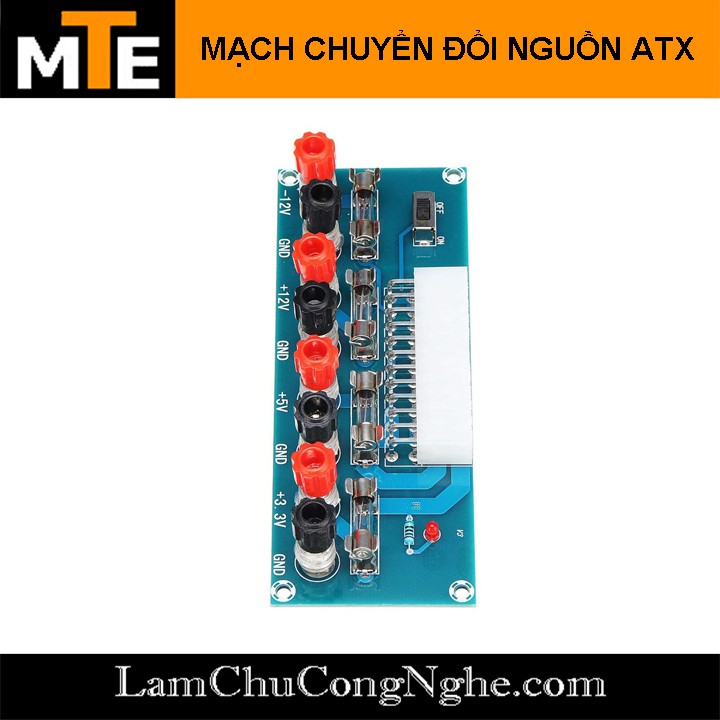 Mạch chuyển đổi nguồn máy tính ATX sang nguồn đa năng 3.3v 5v +12v -12v