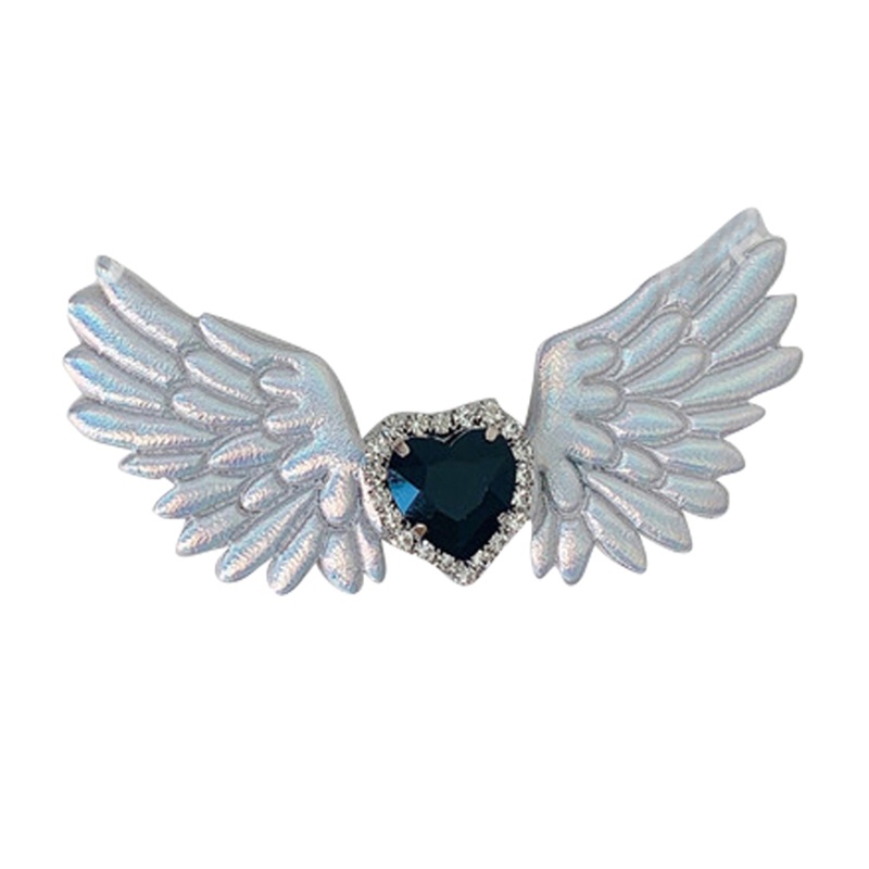 Kẹp TóC HìNh CáNh Thiên ThầN MàU Đen TrắNg Dễ Thương Cho Nữ