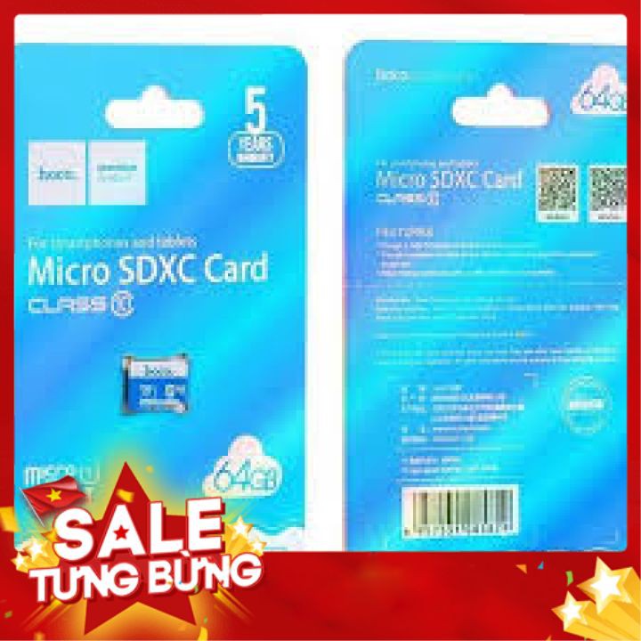 Thẻ nhớ 64Gb Class 10 tốc độ cao [ BH hàng chính hãng Hoco  ] | BigBuy360 - bigbuy360.vn