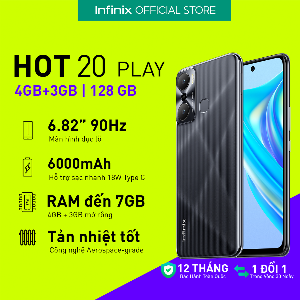 Điện thoại Infinix Hot 20 Play 4GB/128GB