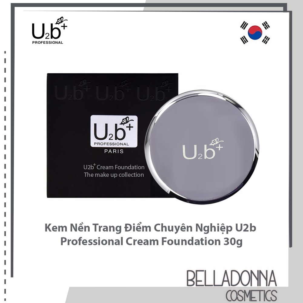 Kem Nền Trang Điểm Chuyên Nghiệp U2b Professional Cream Foundation 30g