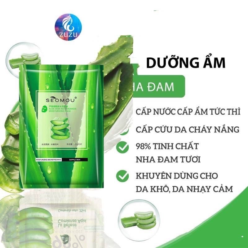 MẶT NẠ TRÁI CÂY DƯỠNG DA SEOMOU 6 Vị