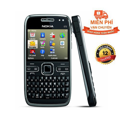 ĐỐT KHO Điện Thoại Nokia E72 Wifi 3G Bảo Hành 12 Tháng Chơi Game online XẢ HÀNG