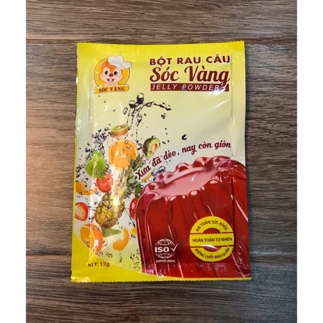 Bột rau câu dẻo / Bột làm thạch Jelly Hoàng Yến , Rovin , Hải Long, Konnyaku , Sóc Vàng , Cá dẻo Hiệp Long