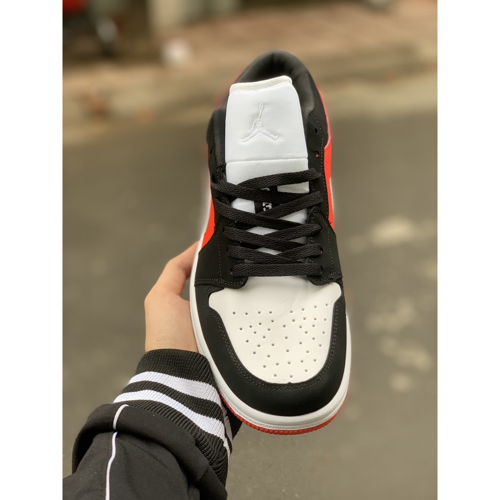 Jordan Low 1 Cổ thấp đen đỏ Màu Mới
