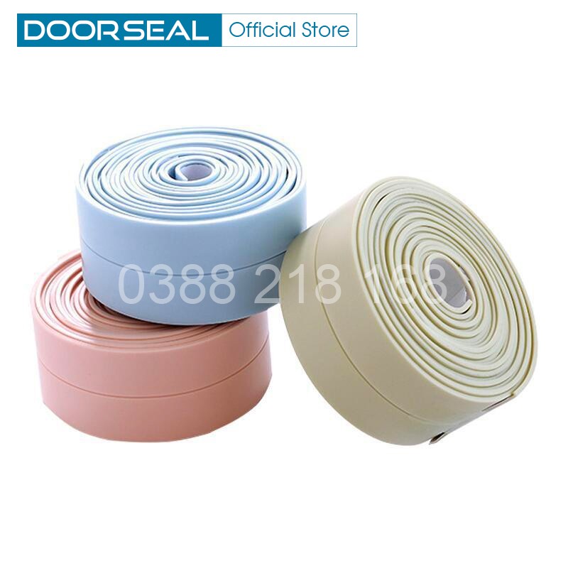 Miếng Dán Cạnh Góc Nhà,  Bếp, Nhà Vệ Sinh Có Băng Keo Dễ Dàng Vệ Sinh, Tháo Lắp,(3.8cm x3.2m) Doorseal™ (Vietnam)