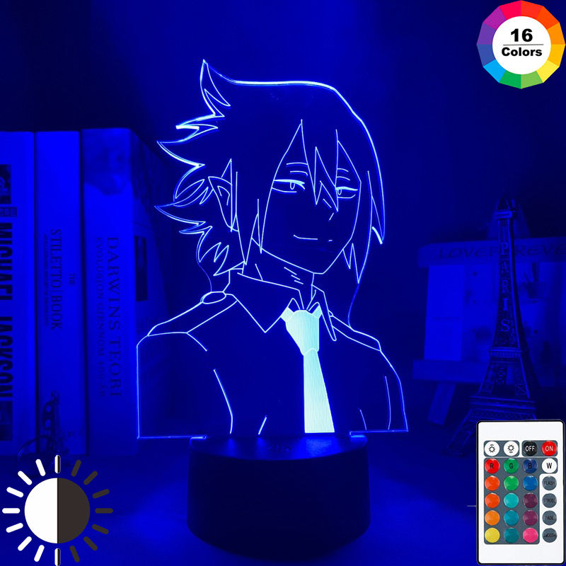 Đèn ngủ bóng LED đổi màu hình nhân vật Tamaki Amajiki trong My Hero Academia mới