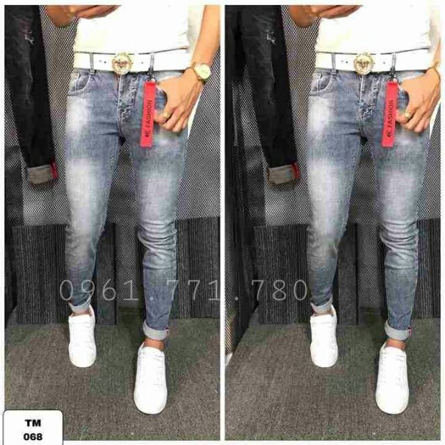 QUẦN JEANS NAM CO DÃN PHONG CÁCH THỜI TRANG CAO CẤP MS759