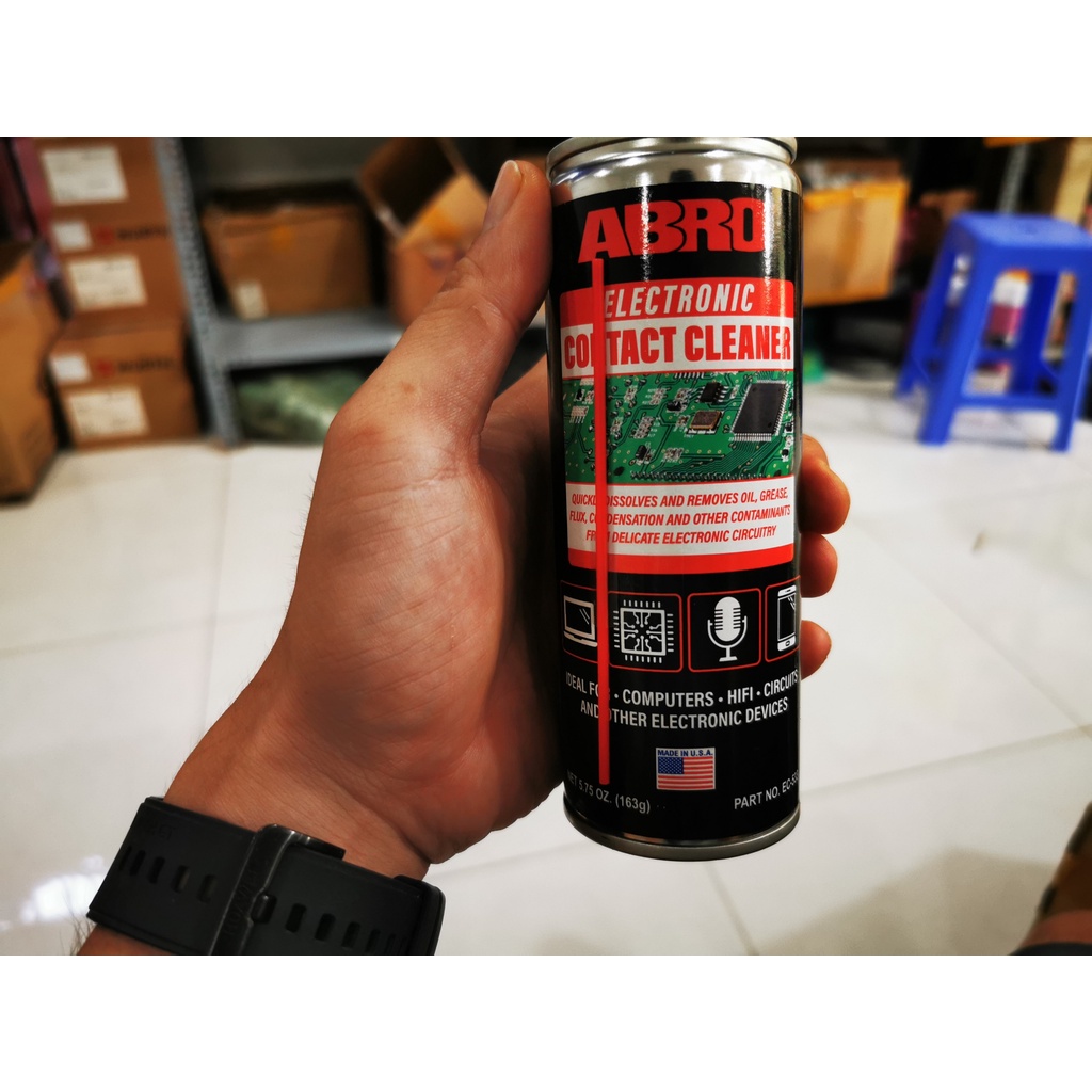 Dung Dịch Vệ Sinh Tiếp Điểm Điện Tử ABRO EC-533 Electronic Contact Cleaner 163g
