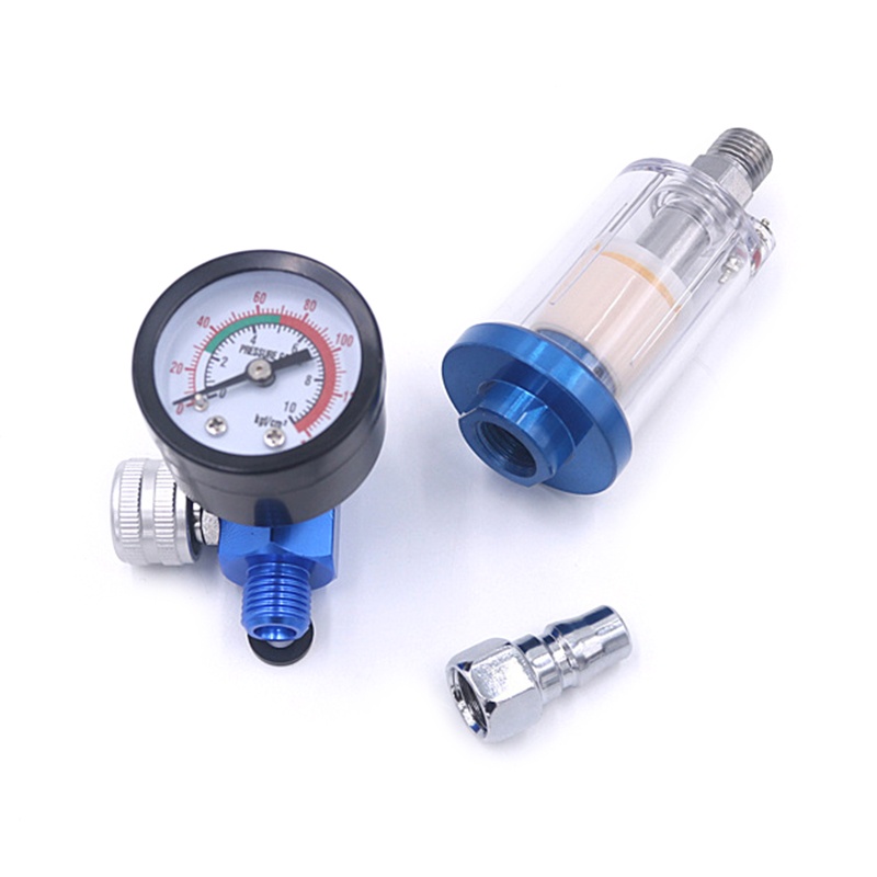 Đồng Hồ Đo Áp Suất Khí Nén Nâng Cấp Đo Tách Lọc Nước Dầu