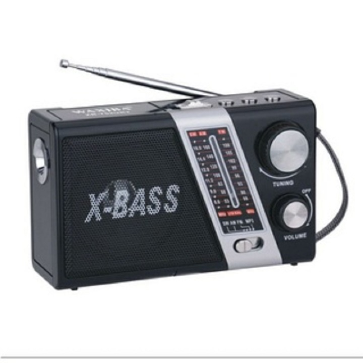 📻Máy nghe đài Radio FM AM❤️Chạy Usb Thẻ nhớ❤️Kiêm Đèn Pin ❤️Loa to Tiếng Hát Hay Bắt sóng Tốt Waxiba XB- 752URT