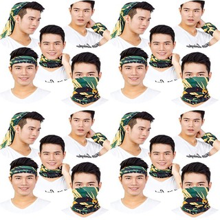 [ Giá Rẻ ] Khăn Phượt đa năng Việt Nam HEAD GEAR ( Bộ 10 cái )