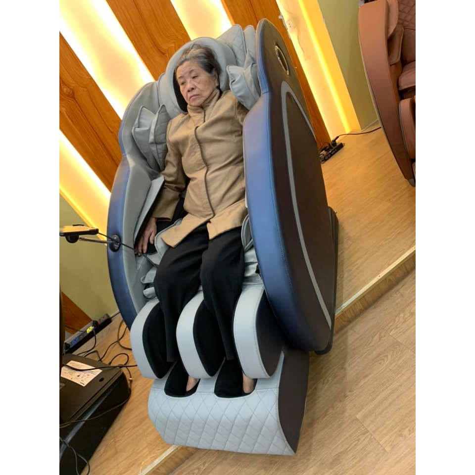 Ghế Massage Toàn Thân Công Nghệ Mới ( màn hình LCD cảm ứng - kết nối bluetooth - âm nhạc thư giãn )