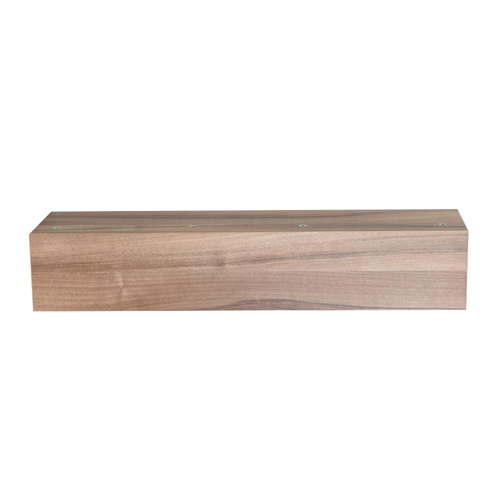 HomeBase STACKO Kệ gỗ trang trí treo tường có thanh treo Thái Lan W80xD17xH15cm
