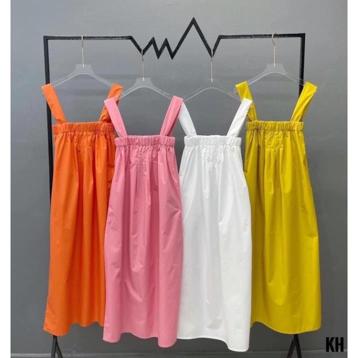 Váy Maxi 2 Dây Thô 4 Màu Siêu Xinh