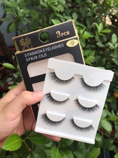 👁Set 3 cặp mi giả lông chồn 3D Faux-Cils 👁