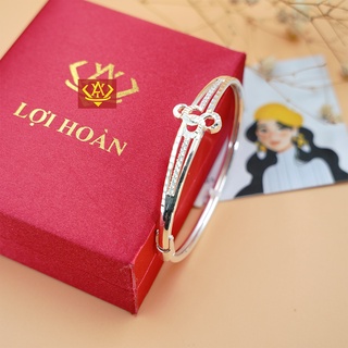 LẮC BẠC TA CỨNG ĐÍNH ĐÁ CHO NỮ