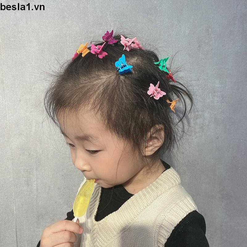 🌈Kẹp Tóc Hình Bươm Bướm Mini Màu Kẹo Nhỏ Nhắn Dành Cho Bé Sơ Sinh