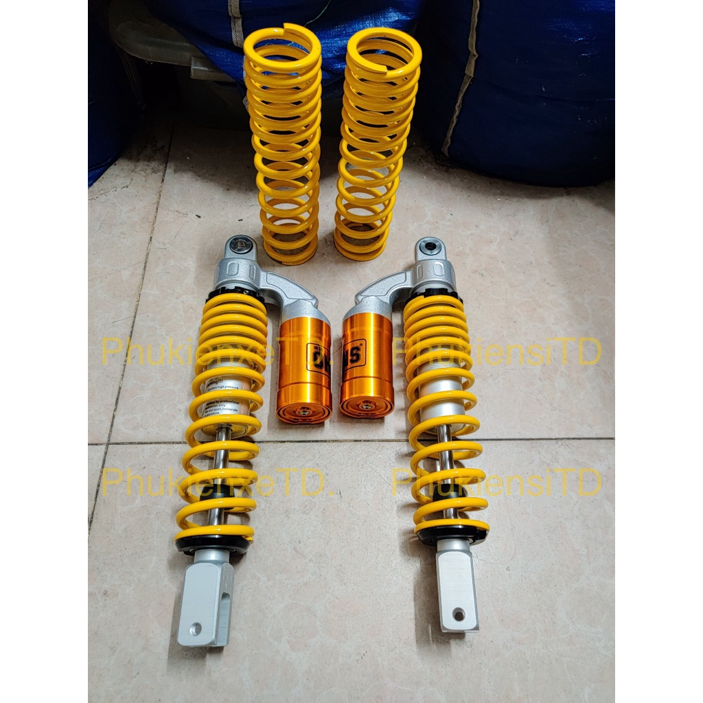 Phuộc OHLINS bình dầu tặng kèm lò xo lắp SH Việt Nam