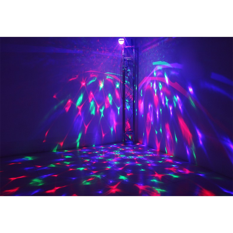 Bóng Đèn led e27 3w rgb Nhiều Màu Sắc Dùng Để Trang Trí Sân Khấu Tiện Dụng