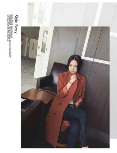 Áo Khoác Vest Form Dài Hàn Quốc