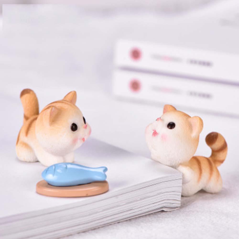 Đồ trang trí Mèo Cưng Mini Bằng Nhựa Resin Trang Trí Tiểu Cảnh DIY