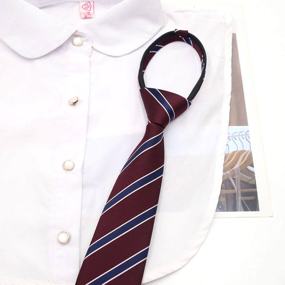 Qqmall Cà Vạt Nơ Đồng Phục Học Sinh Nhật Bản Polyester Thắt Nơ Phong Cách Trường Học DK
