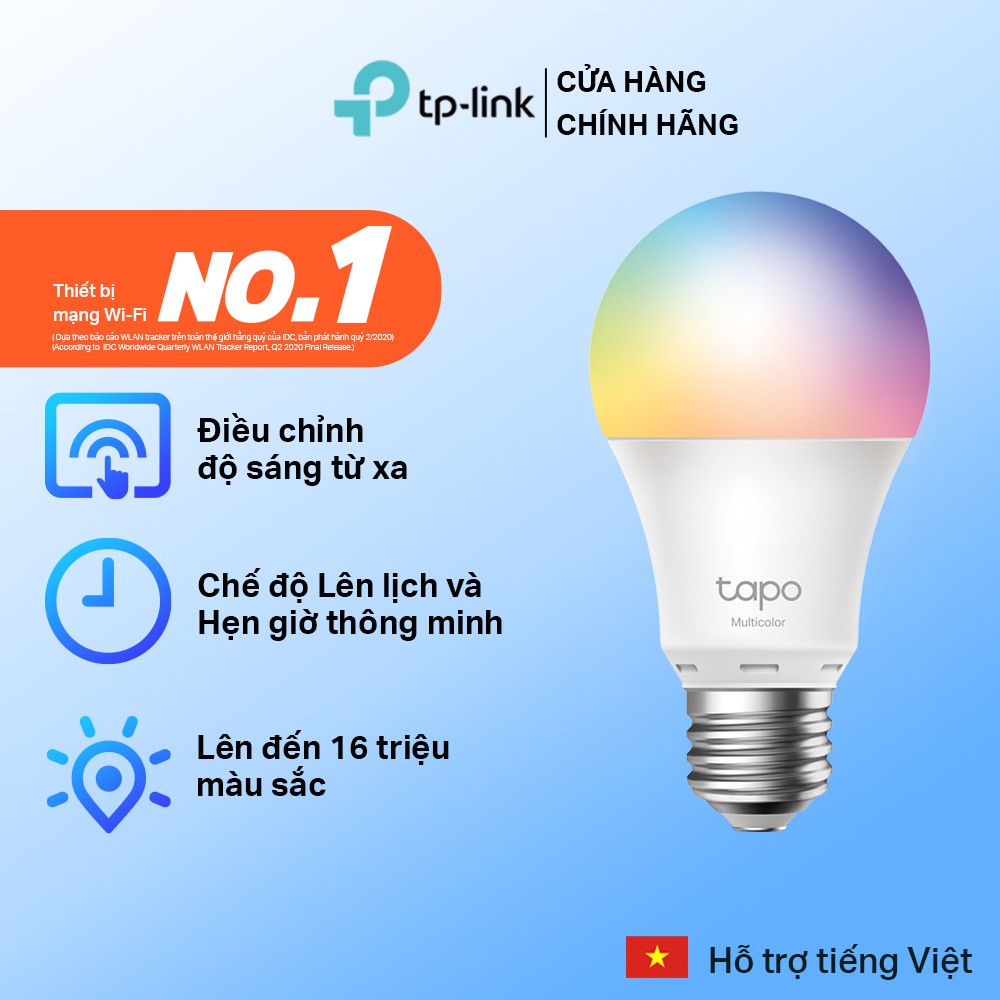 Bóng Đèn Thông Minh TP-Link Tapo L530E Đa Sắc - Hàng Chính Hãng