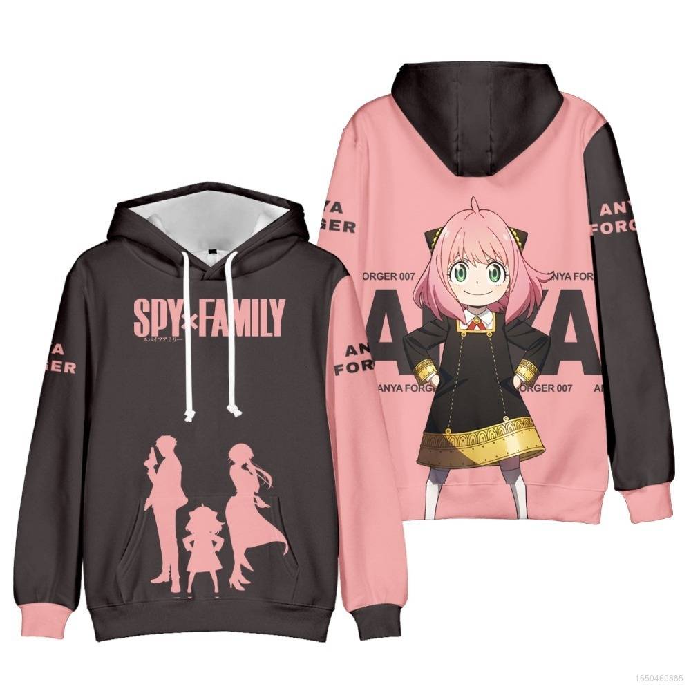Áo Hoodie Họa Tiết Hoạt Hình SPY x FAMILY Độc Đáo
