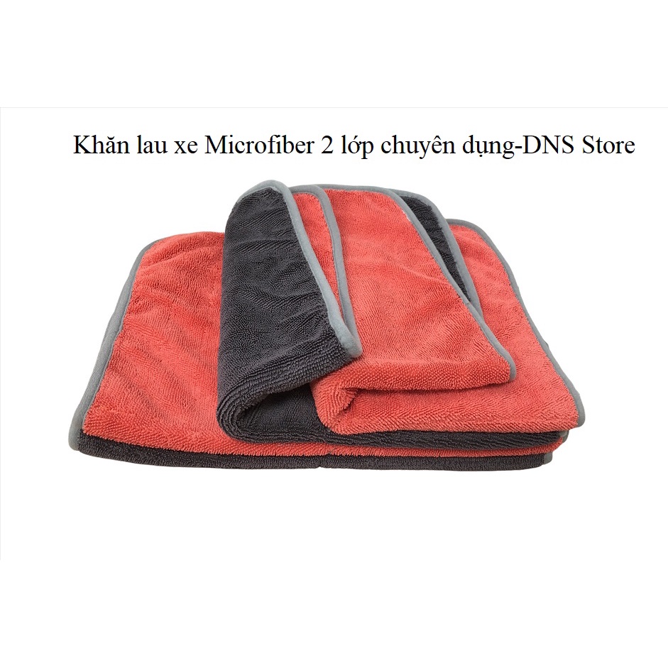 Khăn lau xe Microfiber xuất dư Châu Âu tại xưởng công ty DNS Global Vải lông mềm thấm hút tốt 40x60cm