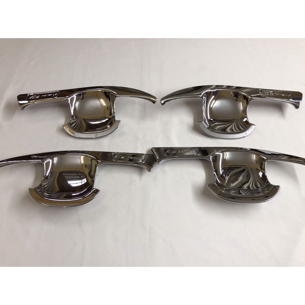 Ốp tay nắm, hõm cửa xe Toyota Camry 2019 - 2021 mạ crom cao cấp