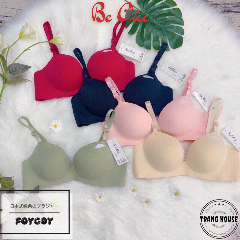 Áo lót nữ, áo ngực nữ su không gọng, đệm dày bàn tay 3cm Lá Liễu BC_CHIC LINGERIE