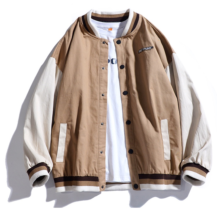 Áo Bomber Nam Nữ Unisex DAFTRUNK -MonlyShop785- Áo Khoác Bóng Chày Ulzzang - Chất Kaki Cúc Bấm - Trẻ Trung Năng Động