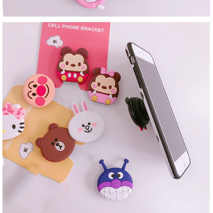 Giá đỡ điện thoại họa tiết hoạt hình đáng yêu cho Iphone Xiaomi Oppo F5 | BigBuy360 - bigbuy360.vn