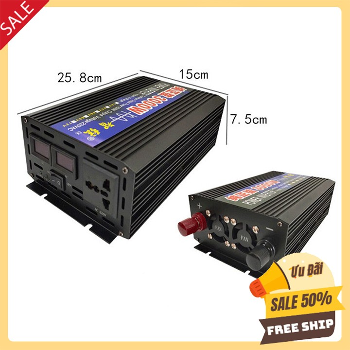 Bộ Đổi Nguồn INVERTER 3000W SIN CHUẨN