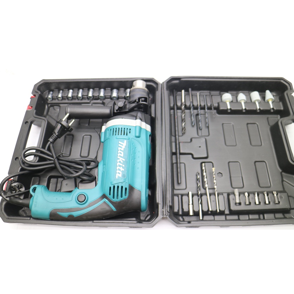 Máy Khoan Điện Cầm Tay 710W Tay 710W 13ly Kèm Phụ kiện Máy Khoan 2 Chế Độ Cực Khỏe Kèm Hộp Đồ Nghề Sửa Chữa